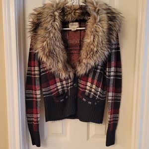 Denim & Supply Ralph Lauren Sexy Wool Fur Coat